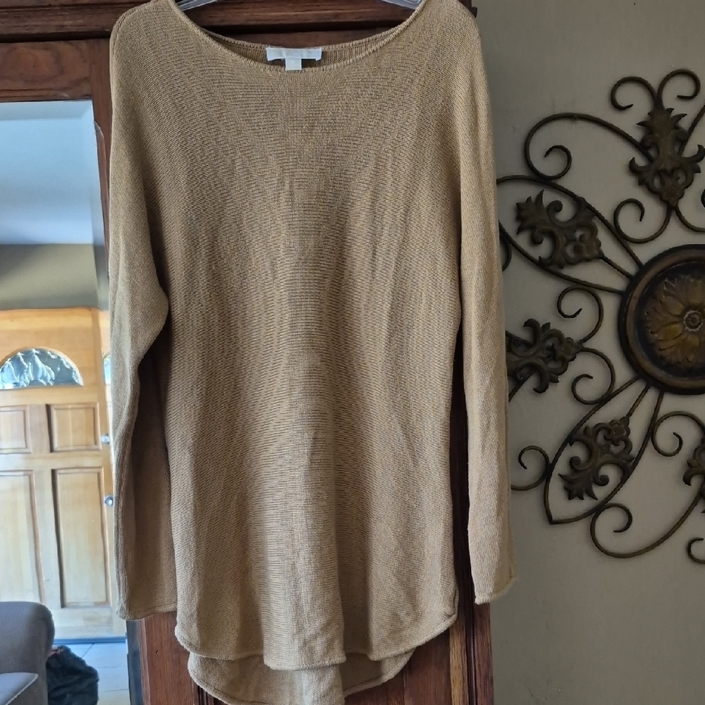 Michael Kors Tan Crew Neck Sweater